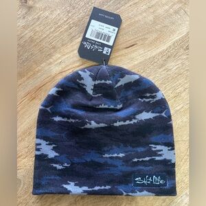 New Salt life Blue camo Beanie